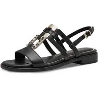 MARCO TOZZI Marco Tozzi Damen Sandalette 2-28106-44-005 BLACK/LEO Sandale