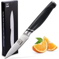 ZAYIKO Gemüsemesser NAMI Officemesser Küchenmesser 8,5 cm Edelstahlklinge mit ABS Griff, Deutscher Edelstahl 1.4116