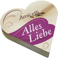 Ritter SPORT Schokolade, Ritter Sport Amicelli Herz "Alles Liebe" Waffelröllchen 137g