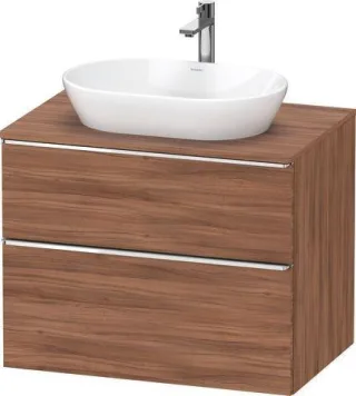 Duravit D-Neo Konsolenwaschtischunterbau wandhängend Nussbaum Matt 800x550x664 mm - DE4967010790000 DE4967010790000