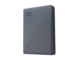 Western Digital WD My Passport grau 6TB | wdby3j0060bgy-wesn | funktioniert mit USB-C - USB 3.0 Micro-B