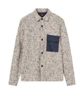 mos mosh gallery - MMGWilson Nep Overshirt ecru - Gr. - L