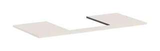 Hansgrohe Konsole Xilesa E 1180x550mm m.Ausschnitt mittig Aufsatzwasch.ge Sandbeige matt, 54271780 54271780