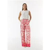comma Chinos Hose Hose mit All-over-Print