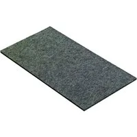 Hettich Filzgleiter Hettich Wollfilzzuschnitt grau 100 x 200 x 3.0 mm