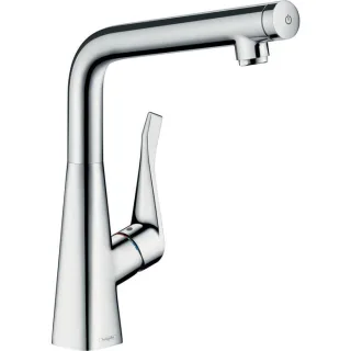 hansgrohe Metris Select 320 Küchenarmatur 14883000 chrom, schwenkbarer Auslauf