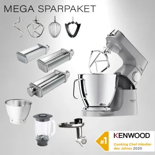 Kenwood Küchenmaschine Titanium Chef Baker XL Silber KVL85.224SI -...