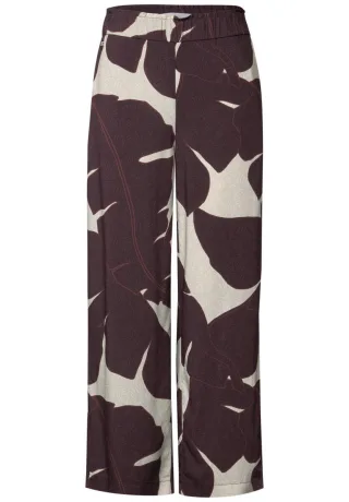 Street One Studio - Gemusterte Culotte rot - Gr. - 34/28