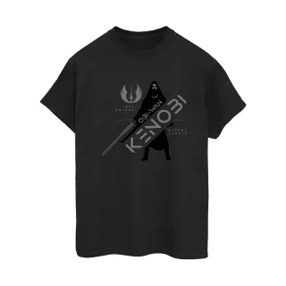 Star Wars - T-shirt OBI-WAN KENOBI JEDI KNIGHT - Femme (Noir)