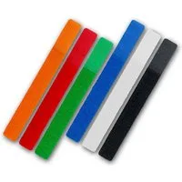 Goobay Klettband Kabelmanagement Klettverschluss, 6er Set bunt