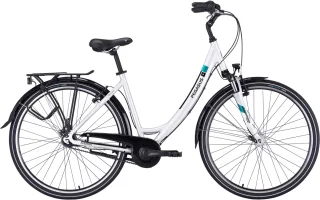 Citybike  - Pegasus Piazza 7 wave weiß   - 55 cm