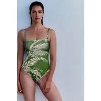 Mint Velvet Badeanzug Mint Velvet Figurformender Bandeau-Badeanzug (1-St)