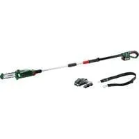 Akku-Hochentaster UniversalChainPole 18, 18Volt grün/schwarz, Li-Ionen Akku 2,5Ah, POWER FOR ALL ALLIANCE