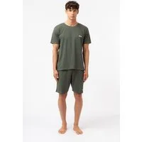Fila Schlafanzug MAN JERSEY PYJAMAS (2 tlg) T-Shirt und kurze Hose mit Gummizug