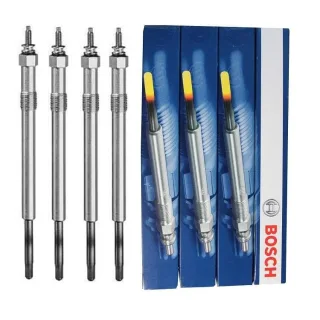 4 Bosch Gl?hkerzen GLP051 Citroen Jumper Fiat Ducato Jaguar X-Type Peugeot