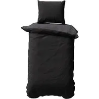 One Home Bettwäsche Doubleface Wende, Seersucker, 2 teilig, Mikrofaser Unifarben Normalgröße