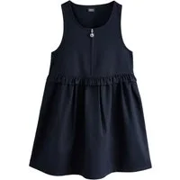 Next Latzkleid Latzkleid mit Reißverschluss vorne und Rüschen (1-tlg)