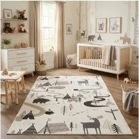 Carpettex Kinderteppich Boho Little Adventure, Rechteckig, Höhe: 8 mm