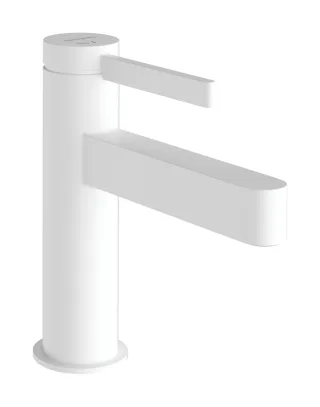 Hansgrohe Waschtischmischer 100 CoolStart Finoris Push-Open Ablaufgarnitur mattweiss, 76012700 76012700