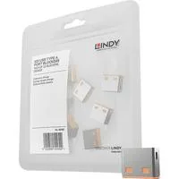 USB Port Schloss (10 Stück) ohne Schlüssel, Diebstahlschutz orange, Code: ORANGE