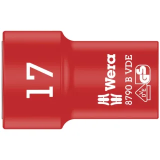 Wera 8790 B VDE Zyklop-Steckschlüsseleinsatz, isoliert, mit 3/8"-Antrieb - 05004961001