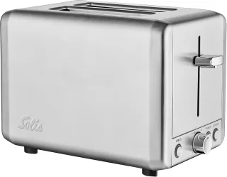 SOLIS OF SWITZERLAND Toaster "Steel Toaster (Typ 8002)" 2 kurze Schlitze 925 W mit 2 Schlitzen, Edelstahl