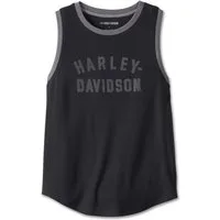HARLEY-DAVIDSON Tanktop Damen Division Solid Tanktop Biker Shirt Ärmellos Lady Achselshirt