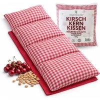 Strauss Home Wärmekissen Kirschkernkissen Gross, Mikrowellengeeignet, Körnerkissen 50x20cm, (1-tlg), Vintage - 100% Baumwolle
