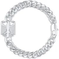 d'origine Armband Deutschland Armband Herren – Bundesadler Wappen (Edelstahl)