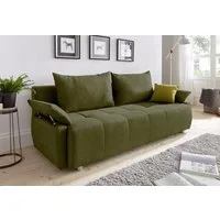 COLLECTION AB Schlafsofa Funtastic, B: 212 cm, Liegel. 145x187 cm, Bettfunktion, Bettkasten, Armteilverstellung & 1 Zierkissen, Federkern