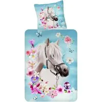 ESPiCO Kinderbettwäsche My Beauty Trendy Bedding, Baumwolle, 2 teilig, Tiermotiv, Orchideen, Schmetterlinge