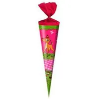 Livepac Office Schultüte Schultüte / Zuckertüte / Länge: 35cm / rund / "Rehlein"