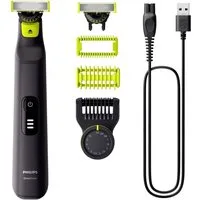 Philips Elektrorasierer Philips OneBlade Pro 360 QP6542/15 Detail-Trimmer Schwarz
