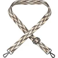 EAZY CASE Schulterriemen Ersatz Taschenriemen Boho Style Body-Bag Mix Style Wechselriemen mit Karabiner Braun Taupe Mix