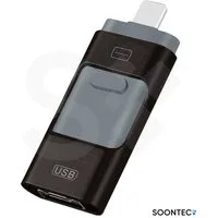 SOONTEC SOONTEC 3.0 USB-Stick 3 in 1 MICRO USB / USB / Lightning für iPhone USB-Stick (Lesegeschwindigkeit 80,00 MB/s)