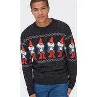 ONLY & SONS Rundhalspullover ONSX-MAX REG CREW KNIT