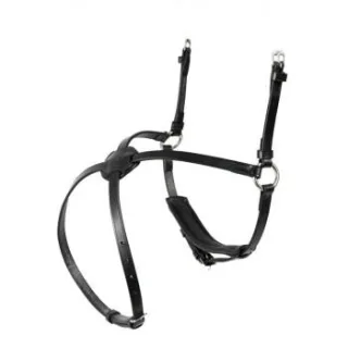 Hans Melzer Horse Equipment Hans Melzer Reithalfter mexikanisch schwarz/silber schwarz unterlegt VB/ COB (Vollblut)