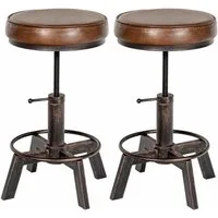 CLP Sitzwürfel Destin (Set, 2er), im Industrial Design, Kunstlederbezug