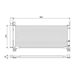 Valeo Klimakondensator Lexus Gs L1 300H Awl10, Awl10R