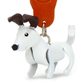 Jack Russell Terrier Schl?sselanh?nger aus Leder