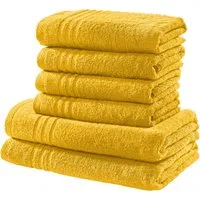 REDBEST Handtücher Frottier-Set uni 6-tlg., Frottier, Walk-Frottier Uni