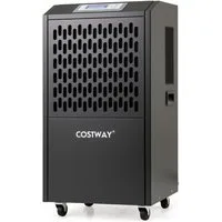 COSTWAY Luftentfeuchter, Entfeuchtung 118 l/Tag, für 790m² Räume, 10-98%, Timer