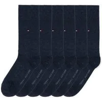 Tommy Hilfiger Socken TH MEN SOCK 6P ECOM (Packung, 6-Paar, 6 Paar) Gekämmte Baumwolle, atmungsaktiv, druckfreier Bund