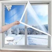 FELIXLEO Sonnenschutz Thermo Cover Fensterfolie, 150x180cm Isolierfolie Winter Kälteschutz