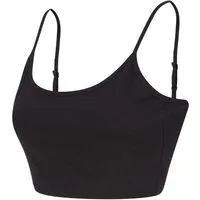 SF Women Spaghettitop 1er/2er Pack - bauchenfreies Damen Top - Crop Shirt Frauen u. Mädchen (1-tlg) Verstellbare Träger, Bügelfrei