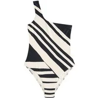 Next Badeanzug Bauchformender One-Shoulder-Badeanzug (1-St)