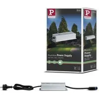 Paulmann Outdoor Plug & Shine Power Supply Silber Alu Trafo (IP67 230/24V DC 75W)