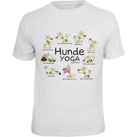 RAHMENLOS® T-Shirt für Hundefreunde - Hunde Yoga
