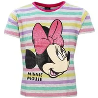 Disney Print-Shirt Disney Minnie Maus Mädchen Kinder kurzarm T-Shirt Gr. 104 bis 134