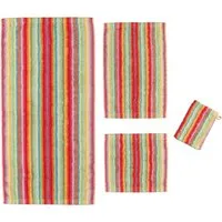 Cawö Handtuch Waschhandschuh Lifestyle Streifen 7008 25, Walkfrottier (1-St), Frotteeware, Handtuch